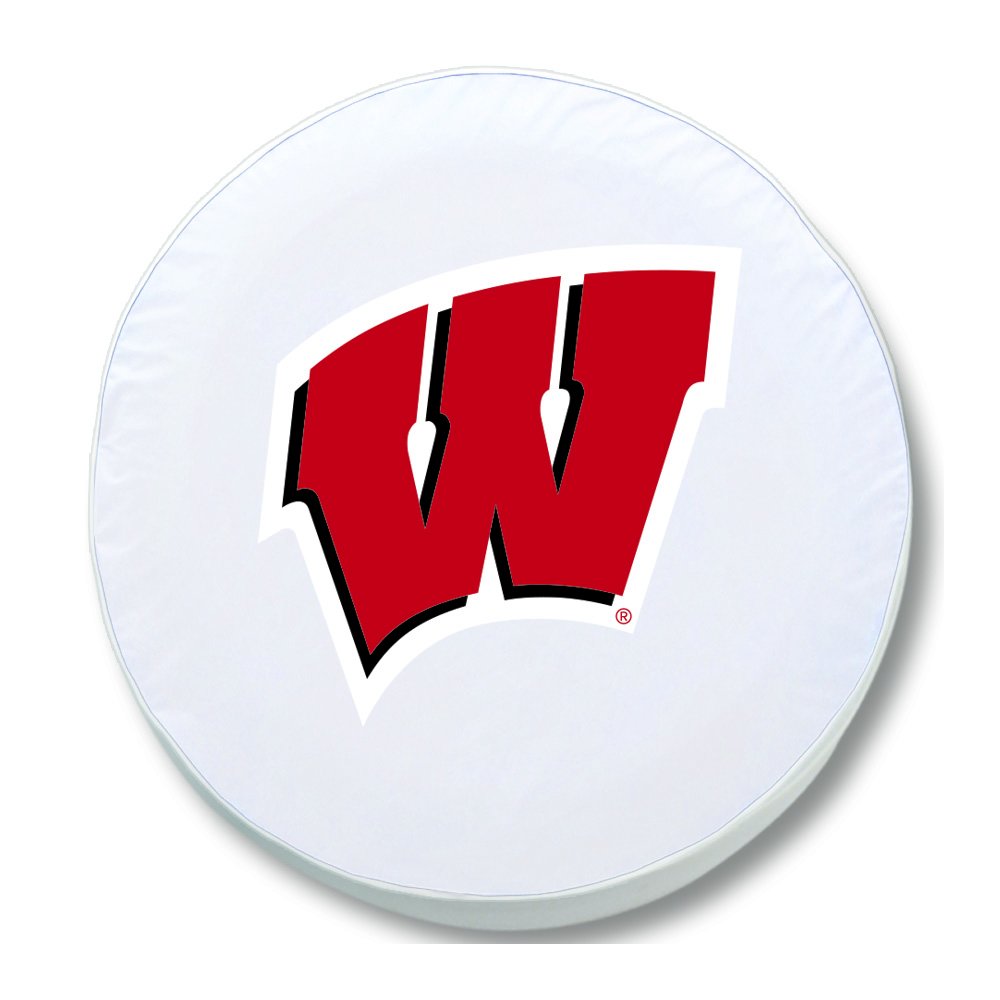 25 1/2 x 8 Wisconsin "W" Tire Cover. Picture 1