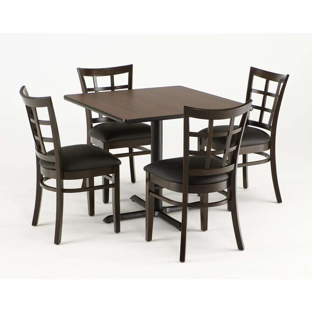 3130 18" Chair with Natural Finish and Graph Coal Seat. Picture 2