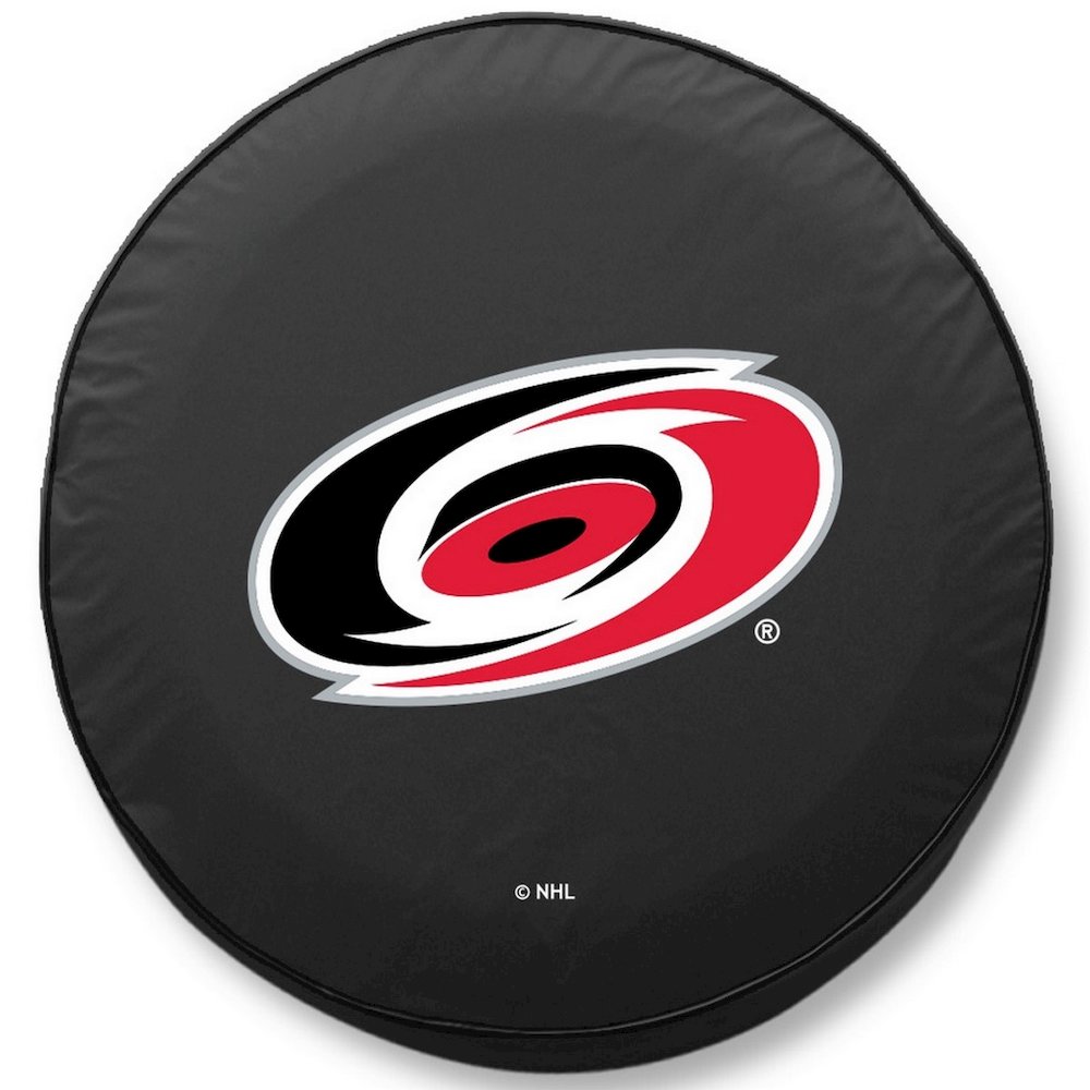 21 1/2 x 8 Carolina Hurricanes Tire Cover. Picture 1