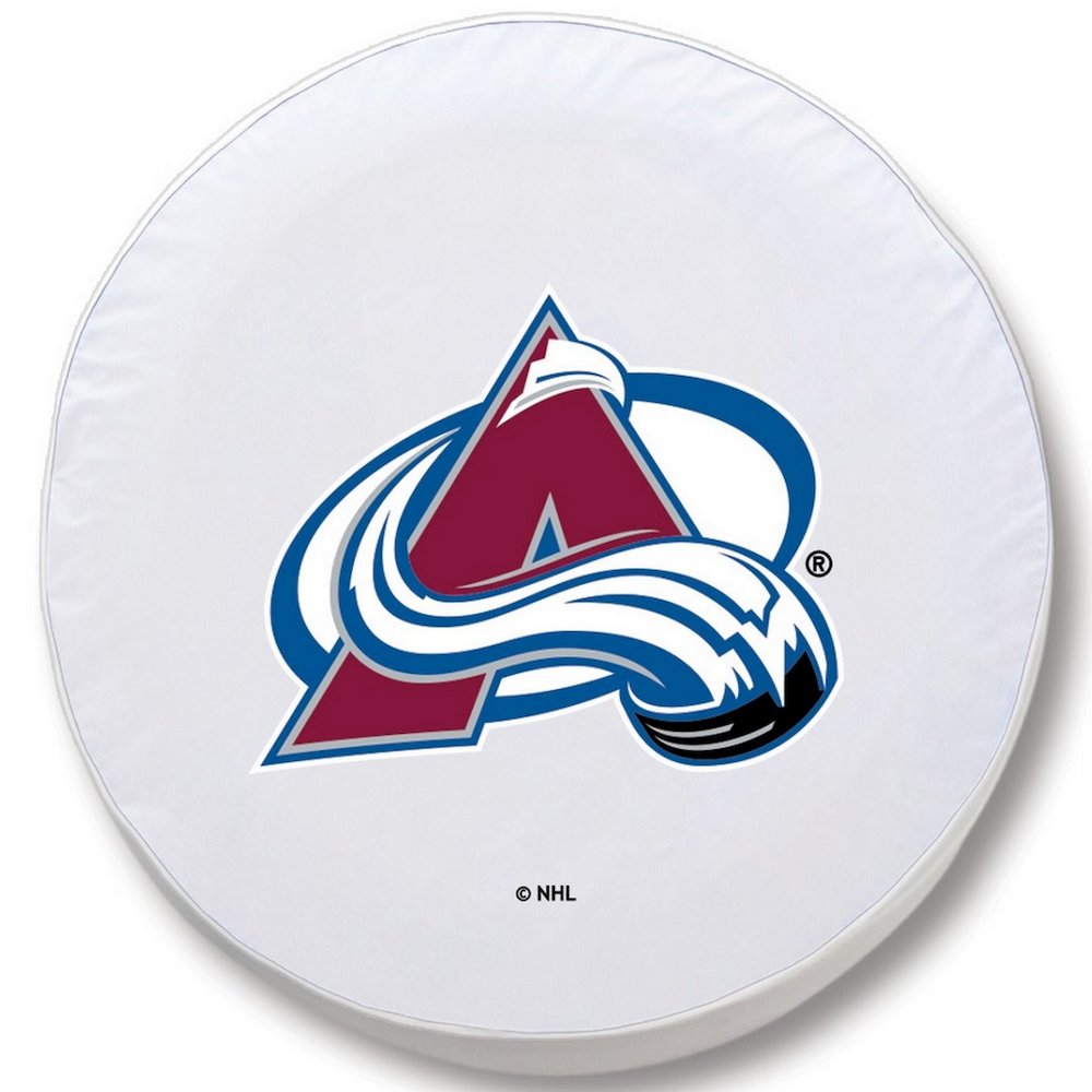 21 1/2 x 8 Colorado Avalanche Tire Cover. Picture 1