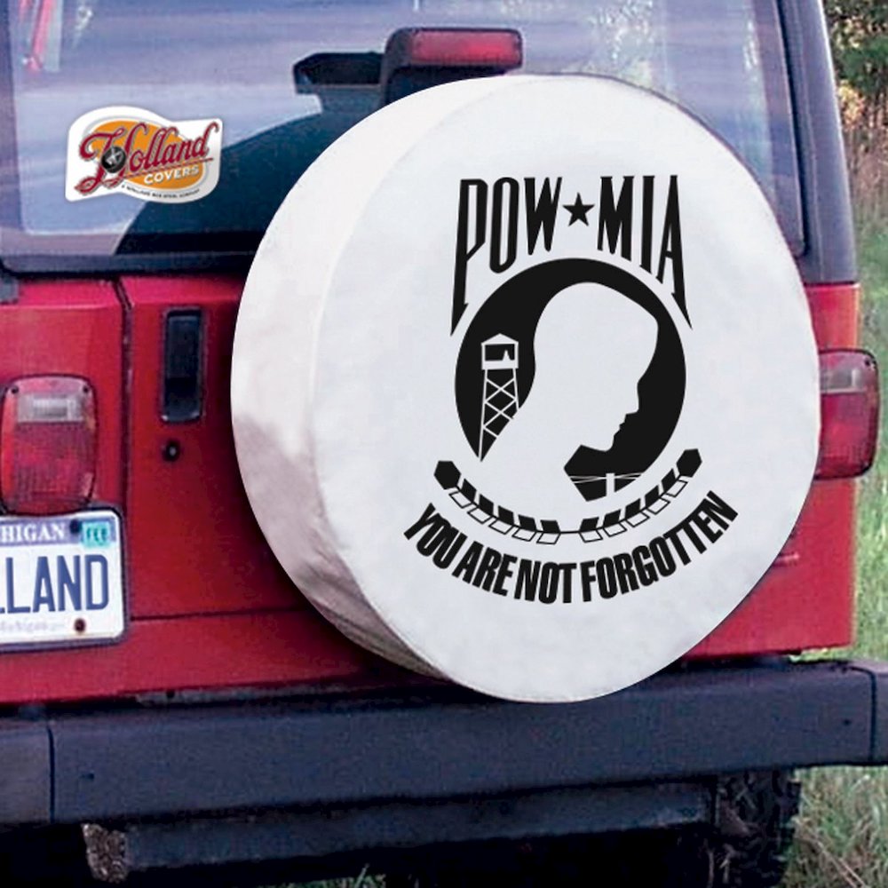 24 x 8 POW/MIA Tire Cover. Picture 2