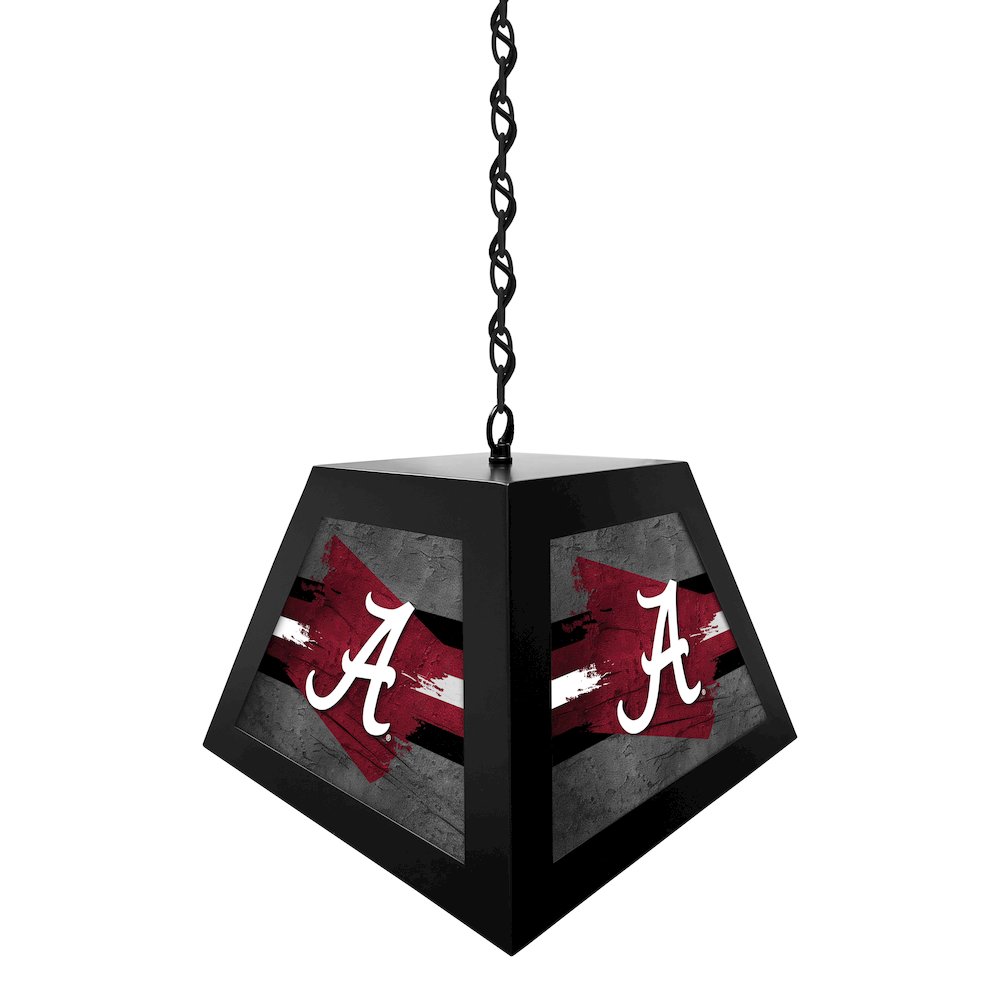University of Alabama (Script A) Pendant Box Light. Picture 2