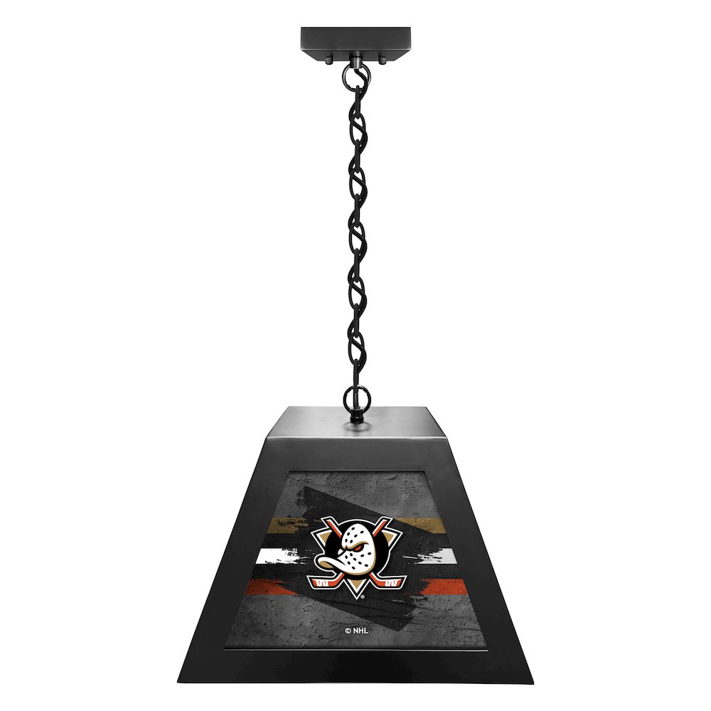 Anaheim Ducks Pendant Box Light. Picture 1