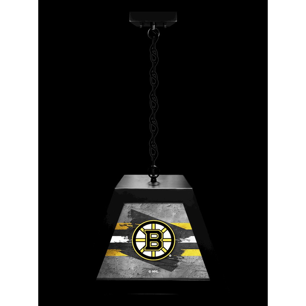 Boston Bruins Pendant Box Light. Picture 3