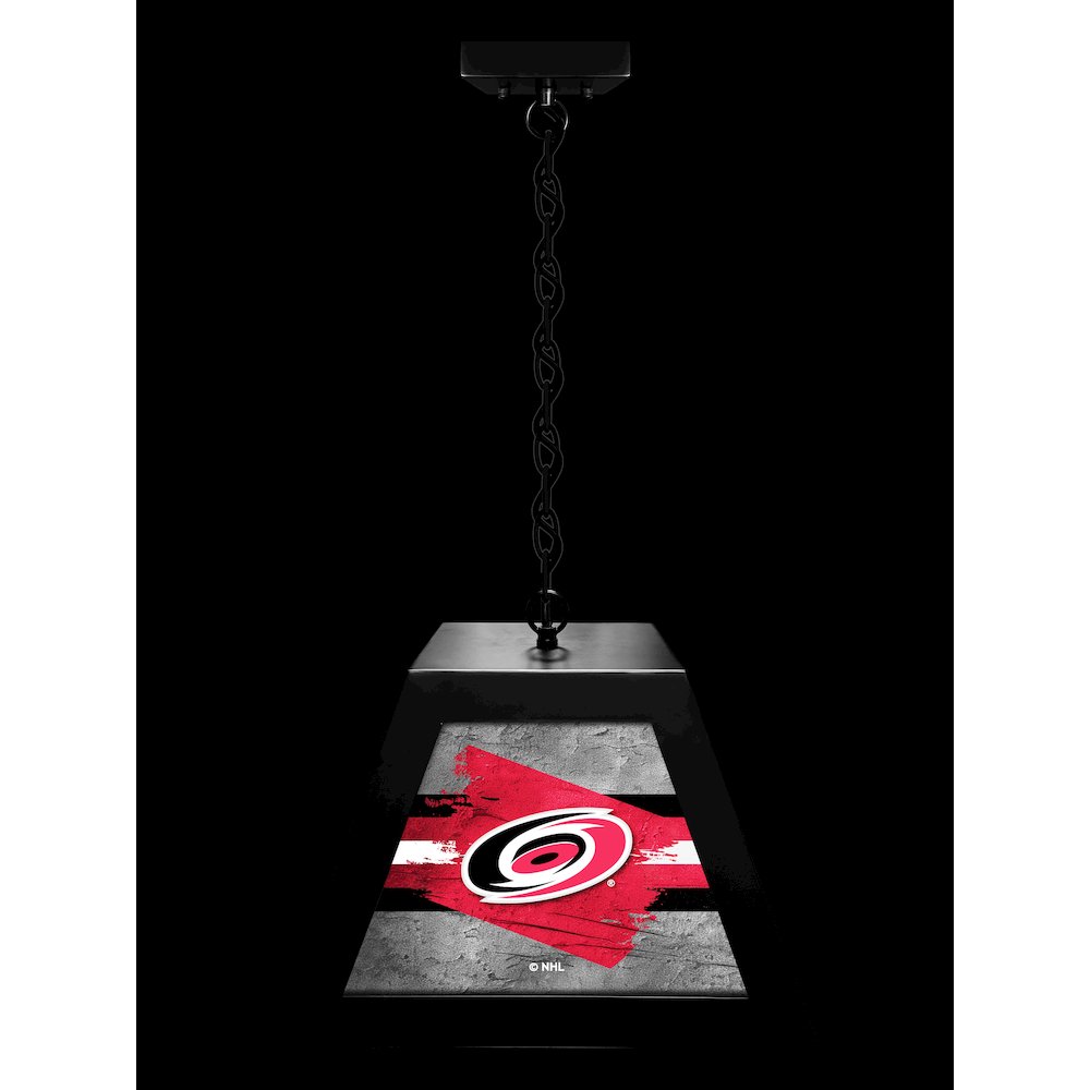 Carolina Hurricanes Pendant Box Light. Picture 3