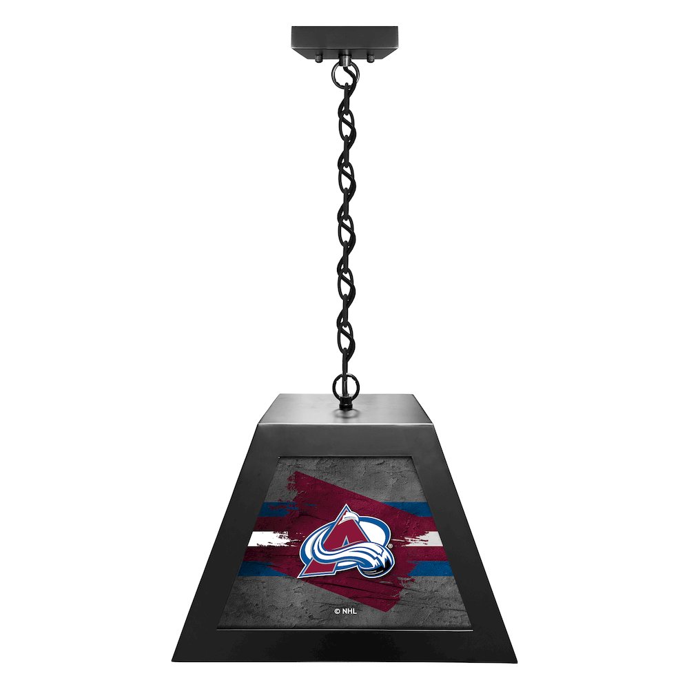 Colorado Avalanche Pendant Box Light. Picture 1