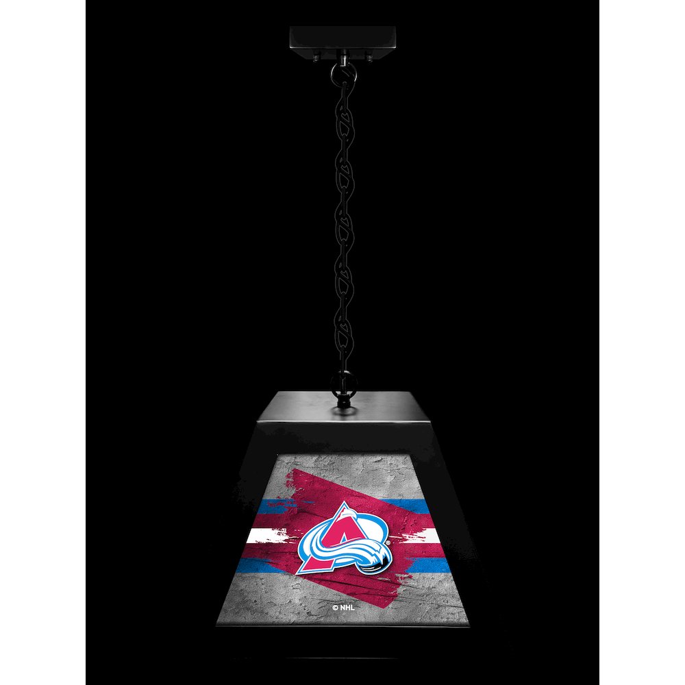 Colorado Avalanche Pendant Box Light. Picture 3