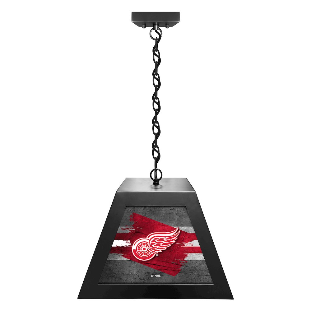 Detroit Red Wings Pendant Box Light. Picture 1