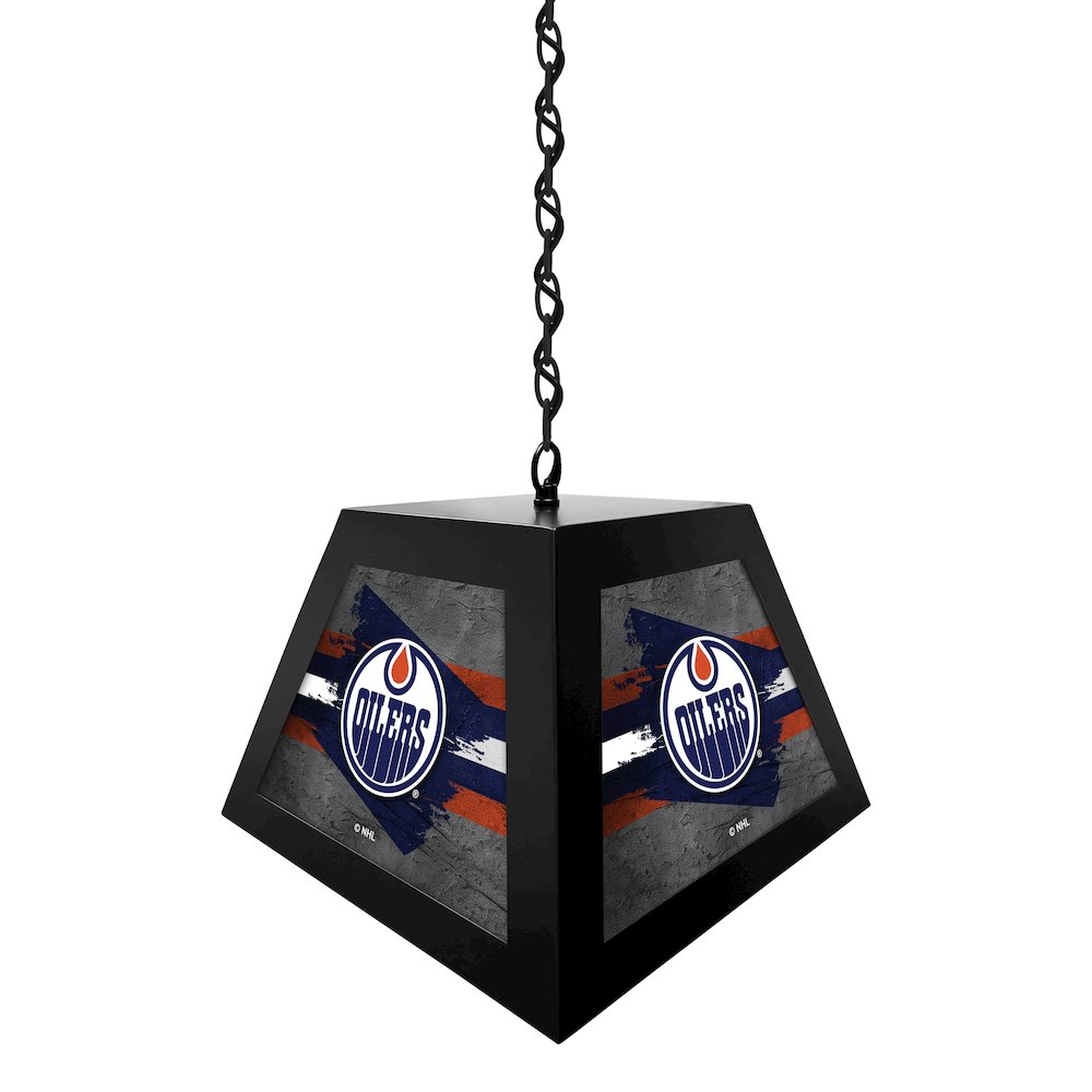 Edmonton Oilers Pendant Box Light. Picture 2