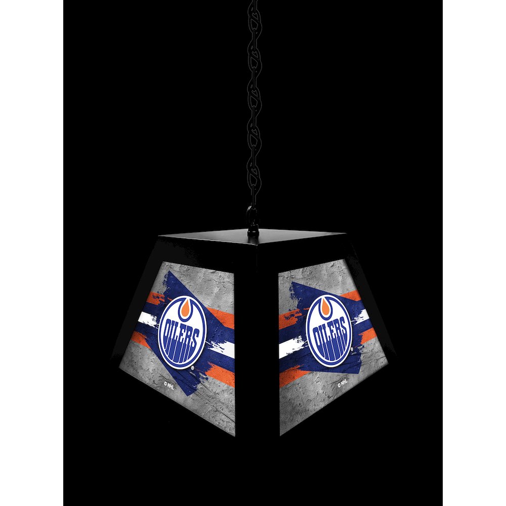 Edmonton Oilers Pendant Box Light. Picture 4