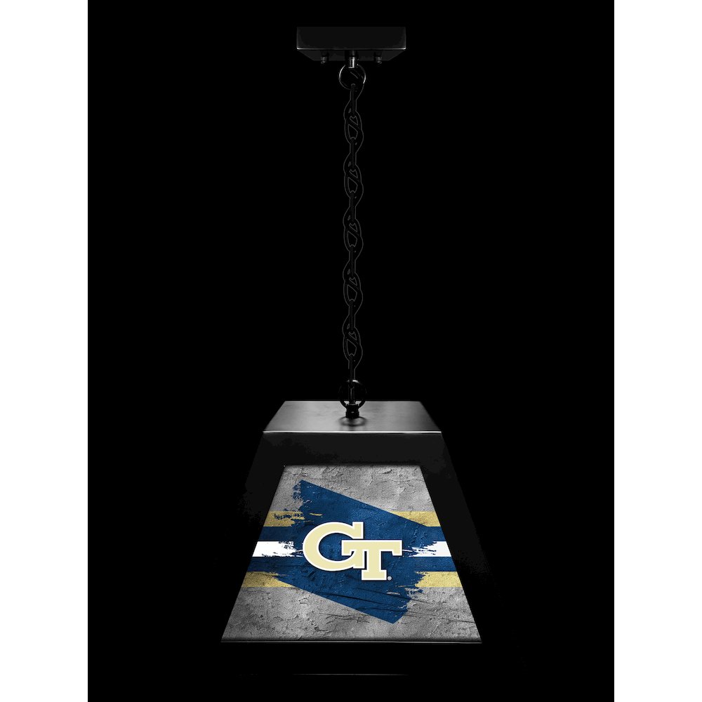 Georgia Tech Pendant Box Light. Picture 3
