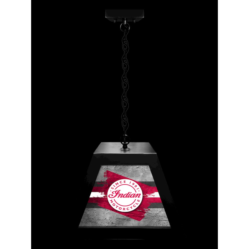 Indian Motorcycle Pendant Box Light. Picture 3