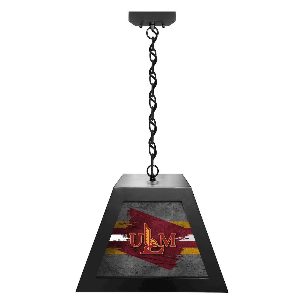 University of Louisiana at Monroe Pendant Box Light. Picture 1