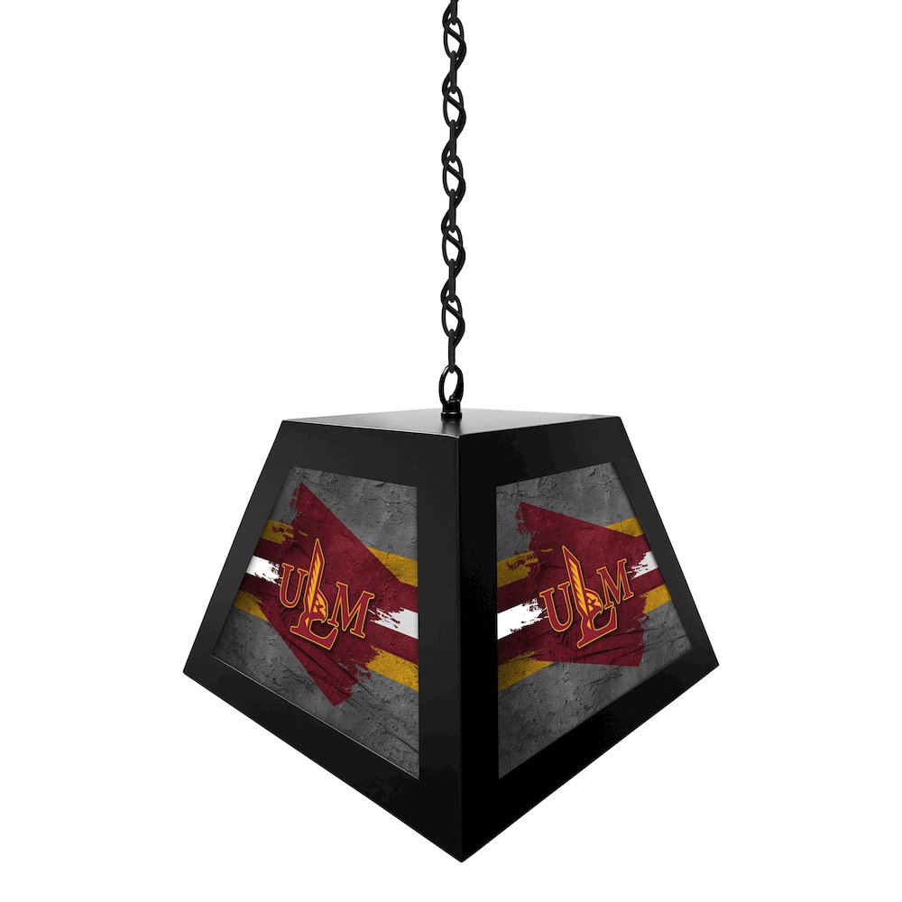 University of Louisiana at Monroe Pendant Box Light. Picture 2