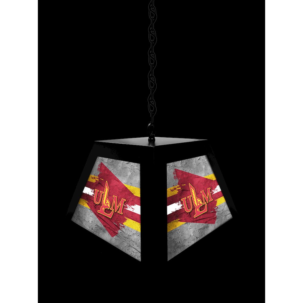 University of Louisiana at Monroe Pendant Box Light. Picture 4