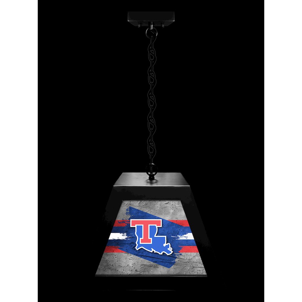 Louisiana Tech University Pendant Box Light. Picture 3