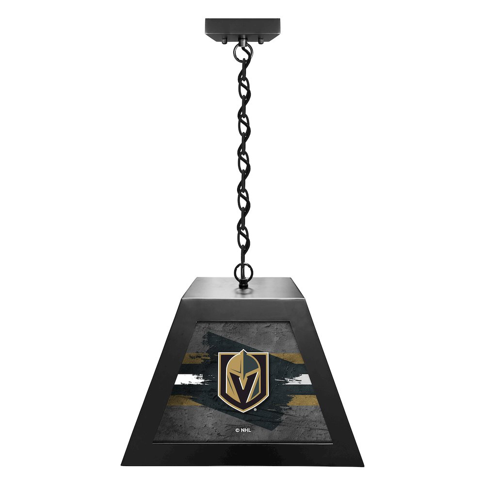 Vegas Golden Knights Pendant Box Light. Picture 1