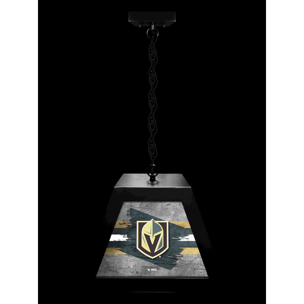 Vegas Golden Knights Pendant Box Light. Picture 3