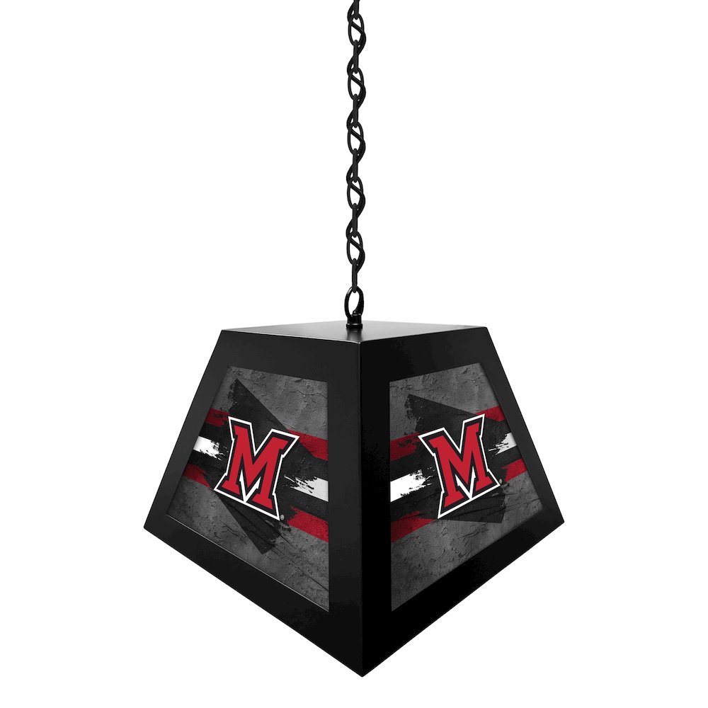 Miami University (OH) Pendant Box Light. Picture 2