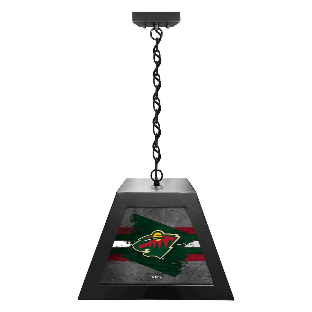 Minnesota Wild Pendant Box Light. Picture 1