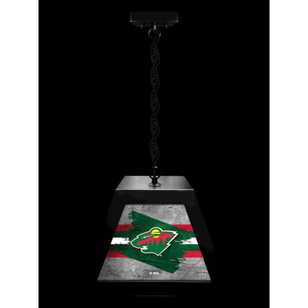 Minnesota Wild Pendant Box Light. Picture 3