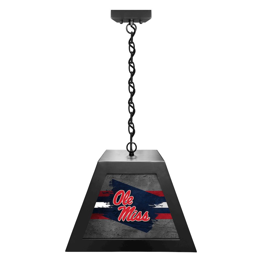 University of Mississippi Pendant Box Light. Picture 1
