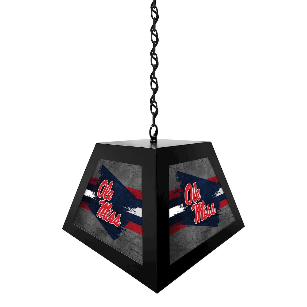 University of Mississippi Pendant Box Light. Picture 2
