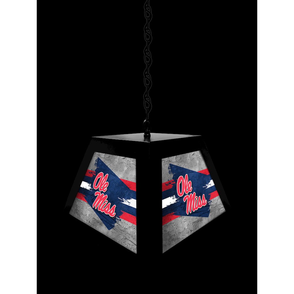 University of Mississippi Pendant Box Light. Picture 4
