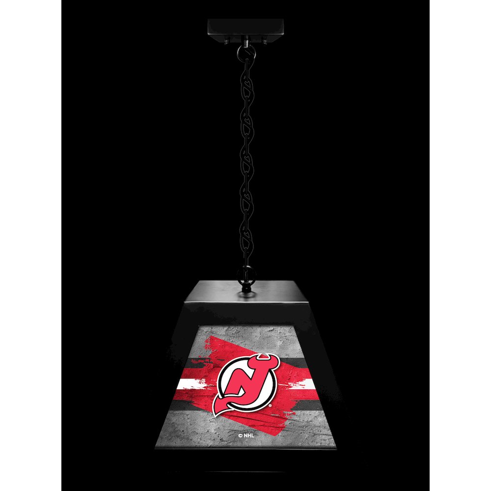 New Jersey Devils Pendant Box Light. Picture 3