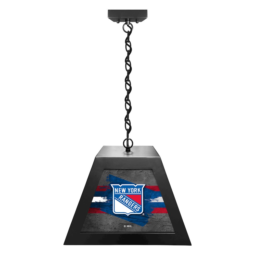 New York Rangers Pendant Box Light. Picture 1