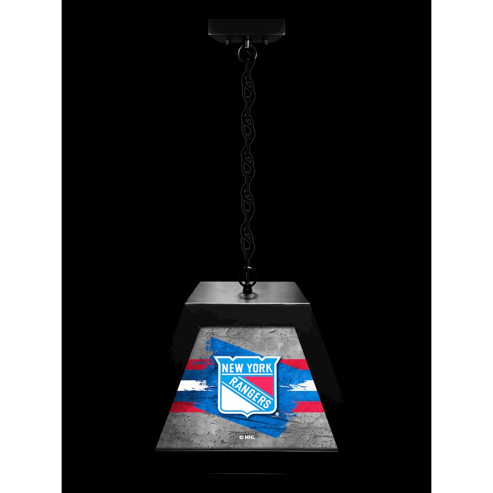 New York Rangers Pendant Box Light. Picture 3