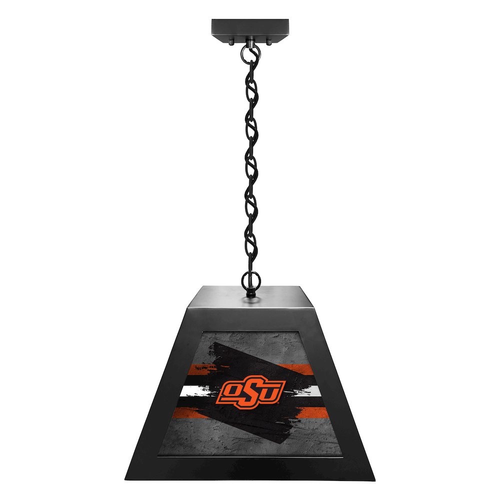 Oklahoma State University Pendant Box Light. Picture 1
