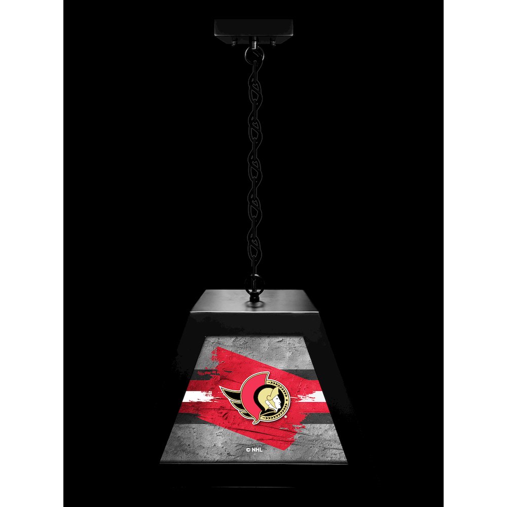 Ottawa Senators Pendant Box Light. Picture 3