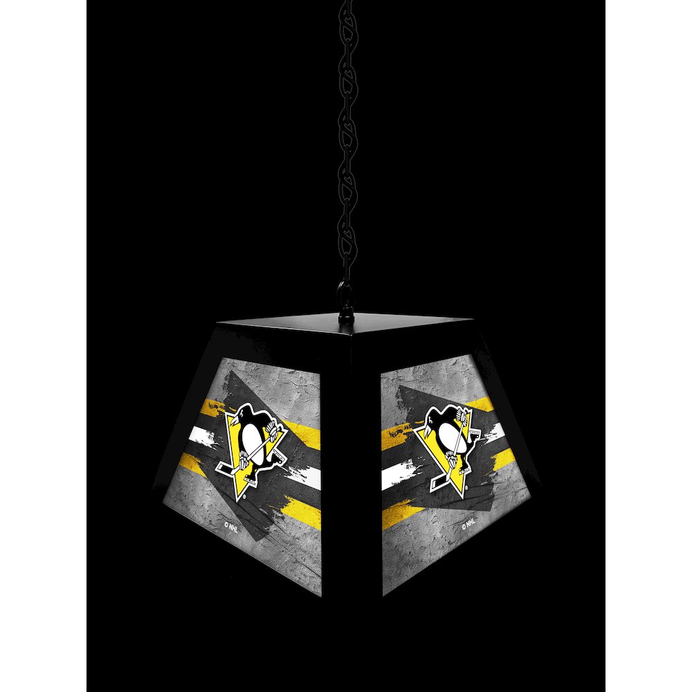 Pittsburgh Penguins Pendant Box Light. Picture 4