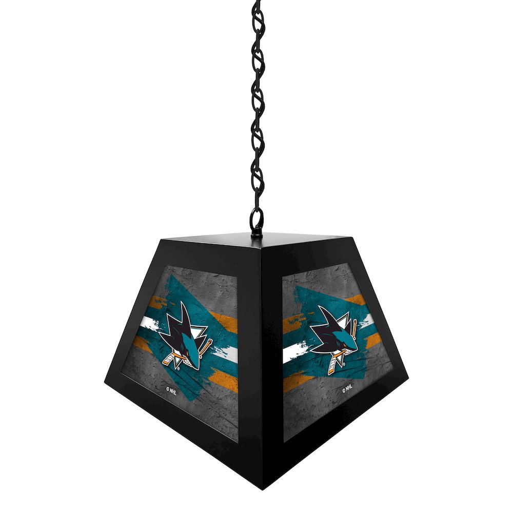San Jose Sharks Pendant Box Light. Picture 2
