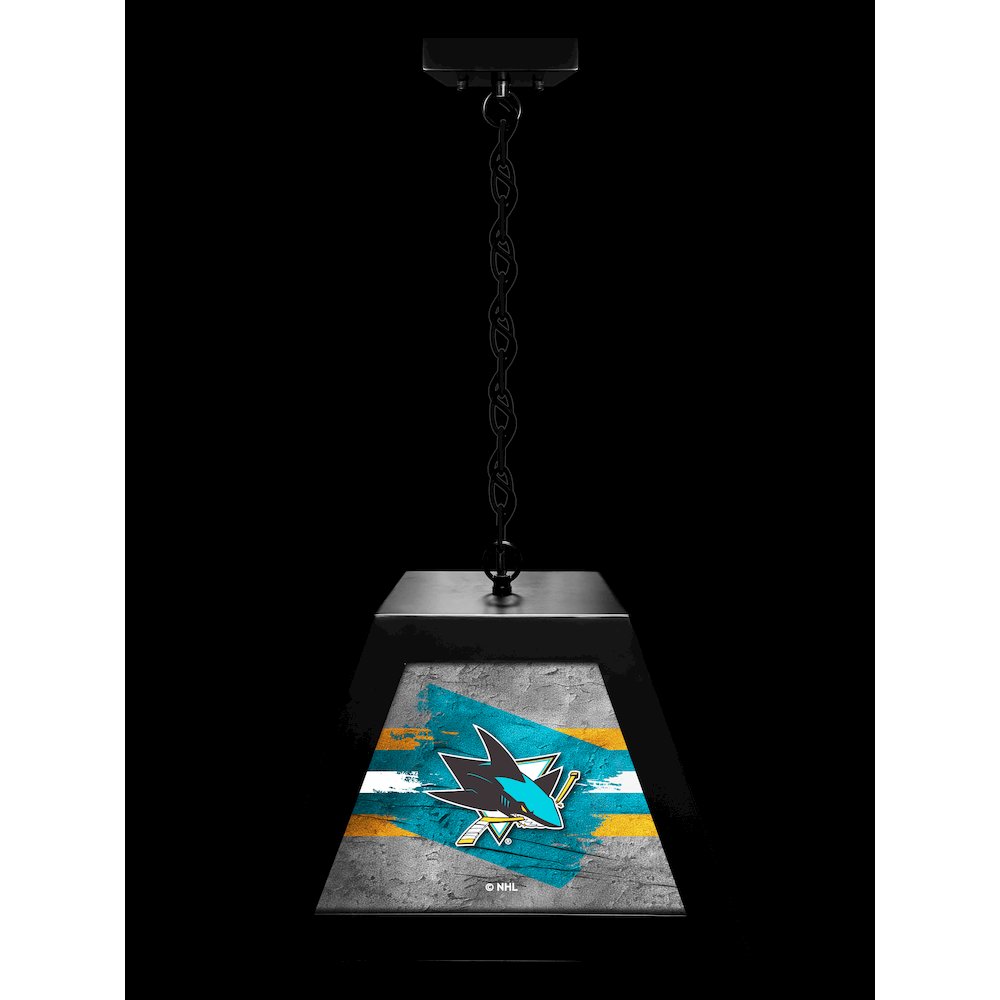 San Jose Sharks Pendant Box Light. Picture 3