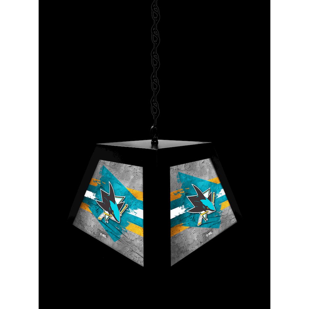 San Jose Sharks Pendant Box Light. Picture 4