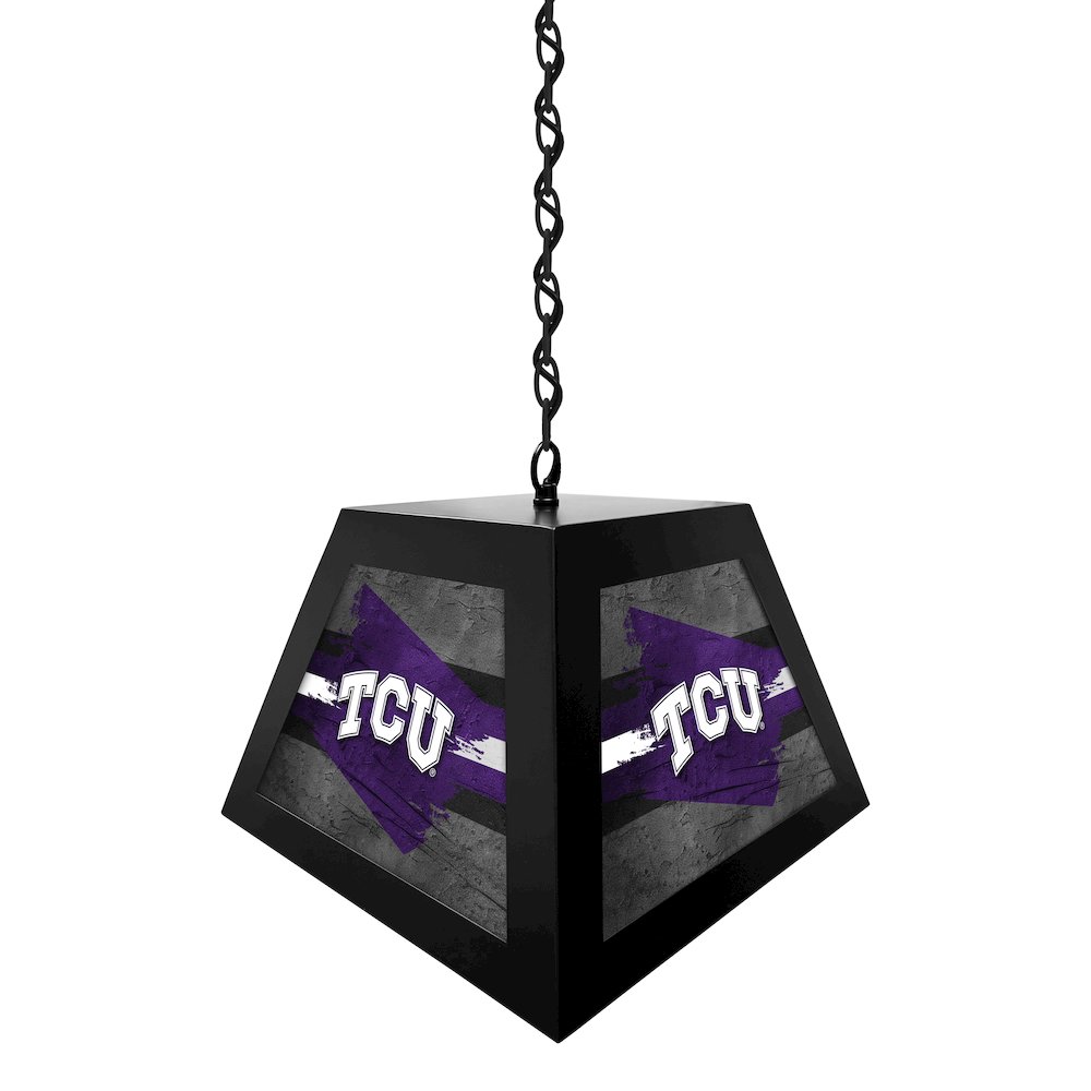 Texas Christian University Pendant Box Light. Picture 2