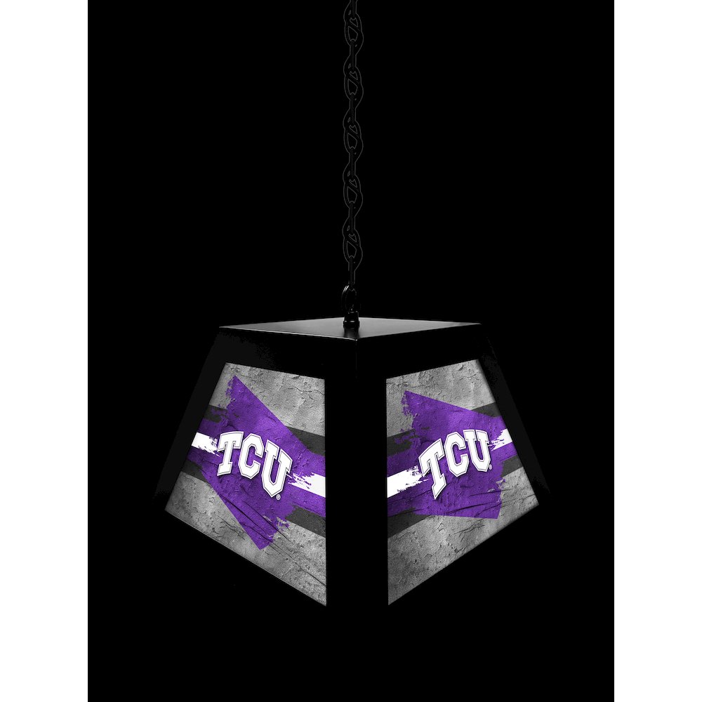 Texas Christian University Pendant Box Light. Picture 4
