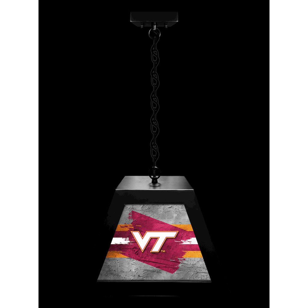 Virginia Tech University Pendant Box Light. Picture 3