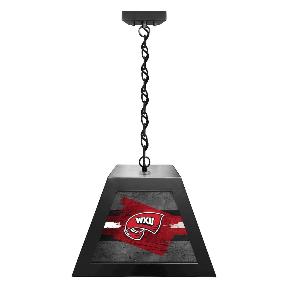 Western Kentucky University Pendant Box Light. Picture 1