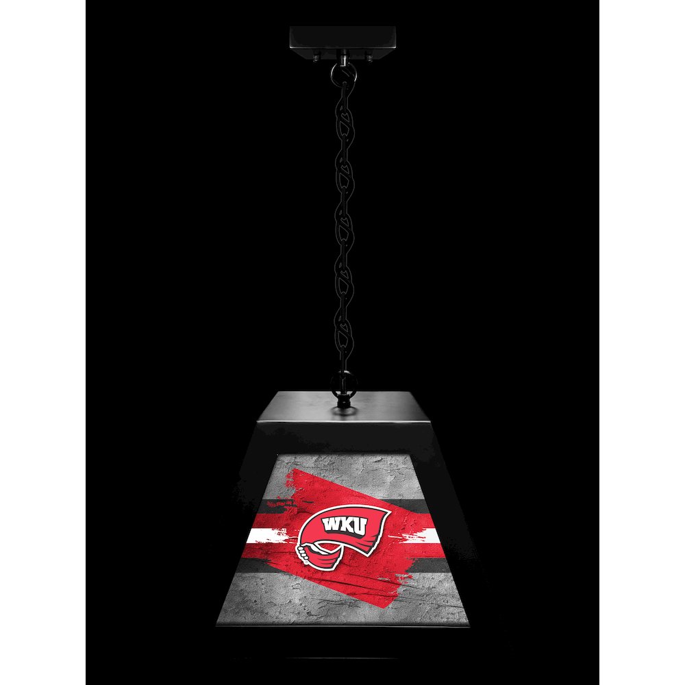 Western Kentucky University Pendant Box Light. Picture 3