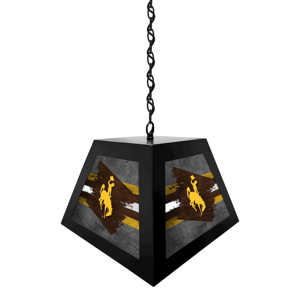 University of Wyoming Pendant Box Light. Picture 2