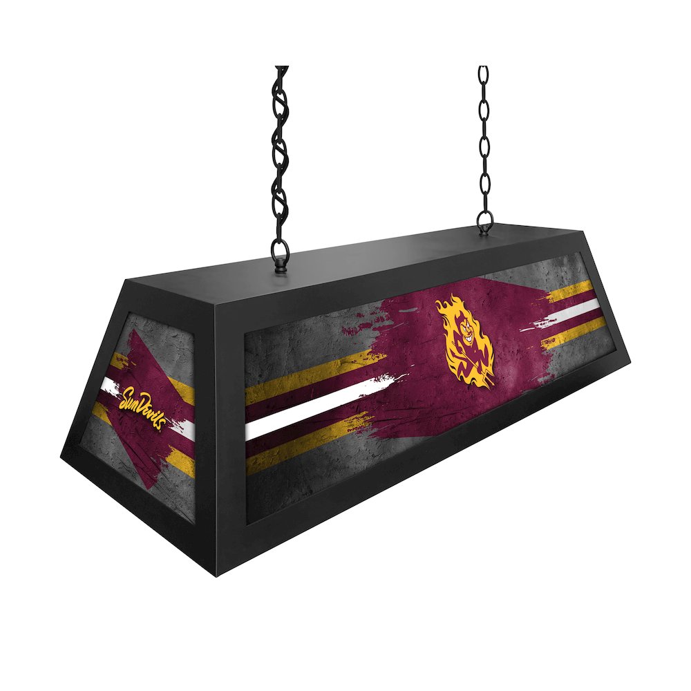 Arizona State University (Sparky) Long Box Billiard Light. Picture 2