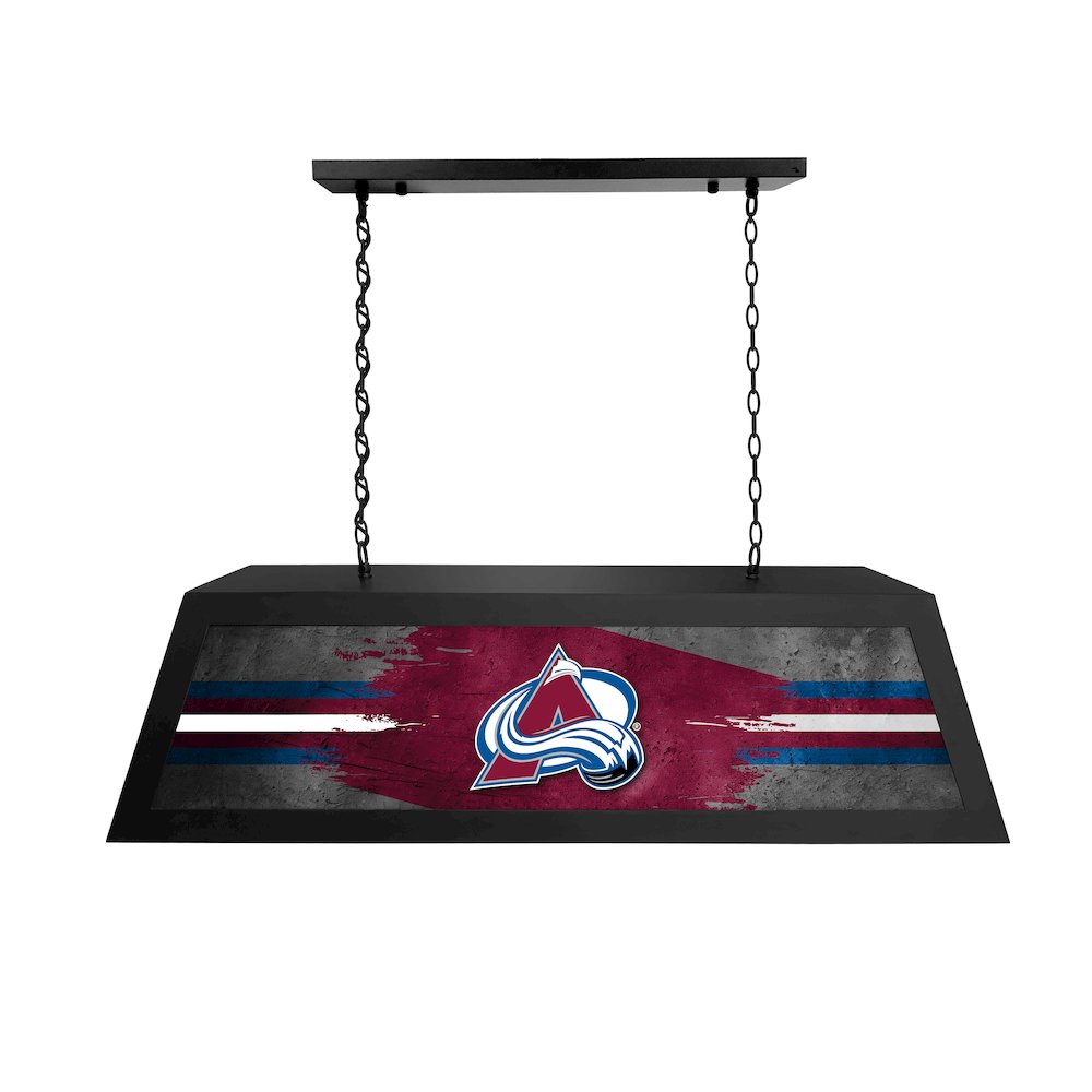 Colorado Avalanche Long Box Billiard Light. Picture 1