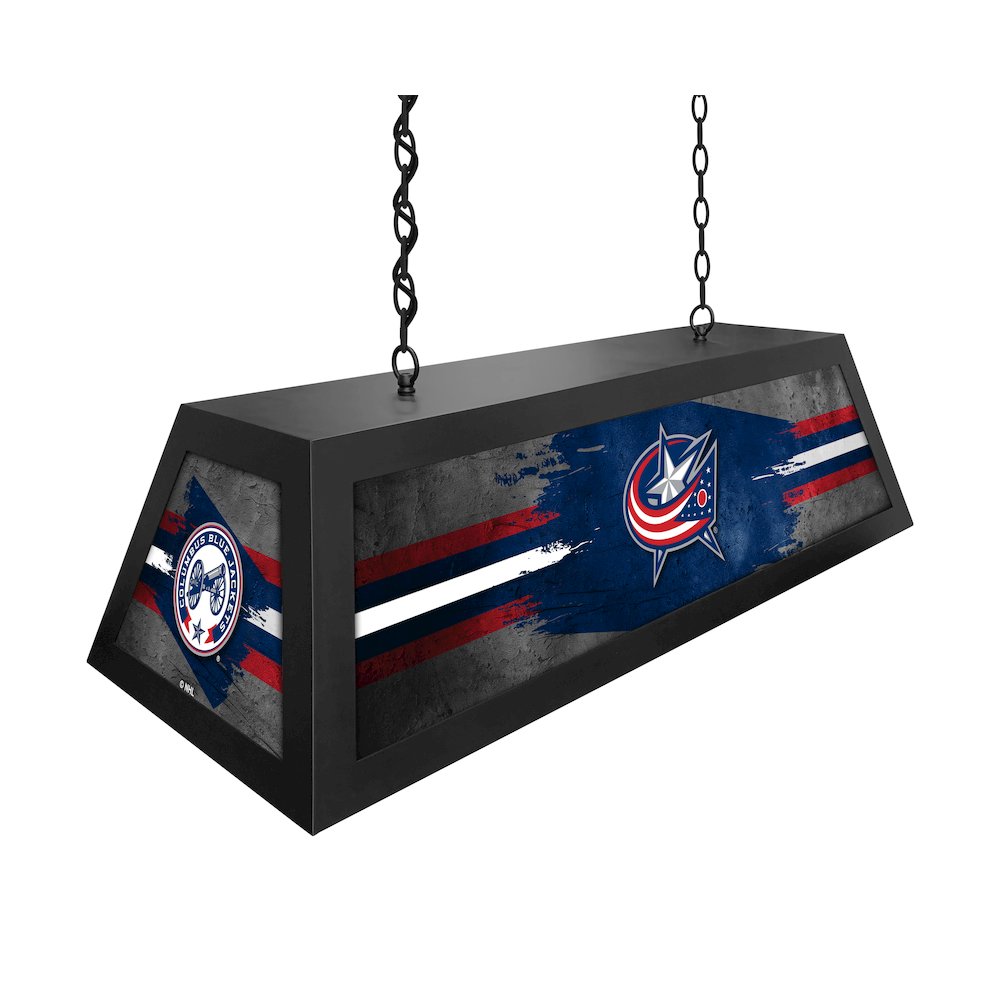 Columbus Blue Jackets Long Box Billiard Light. Picture 2