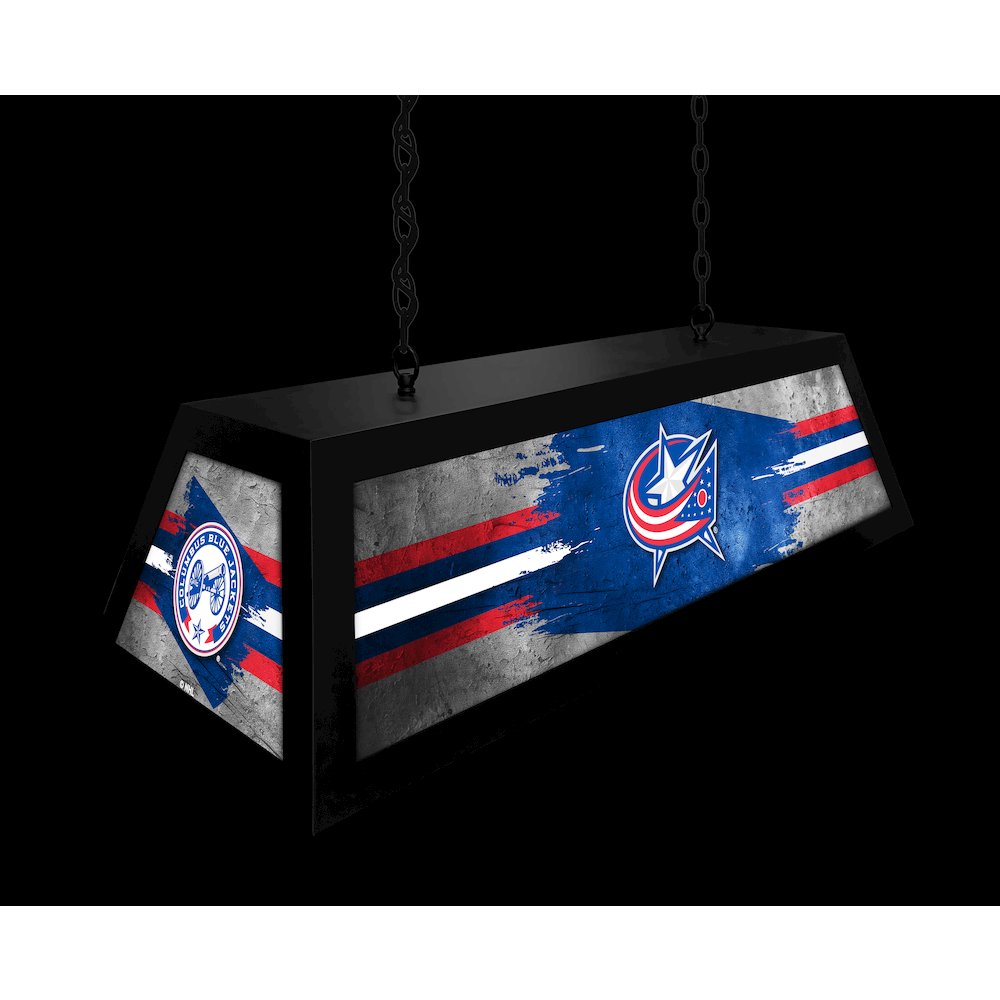 Columbus Blue Jackets Long Box Billiard Light. Picture 5