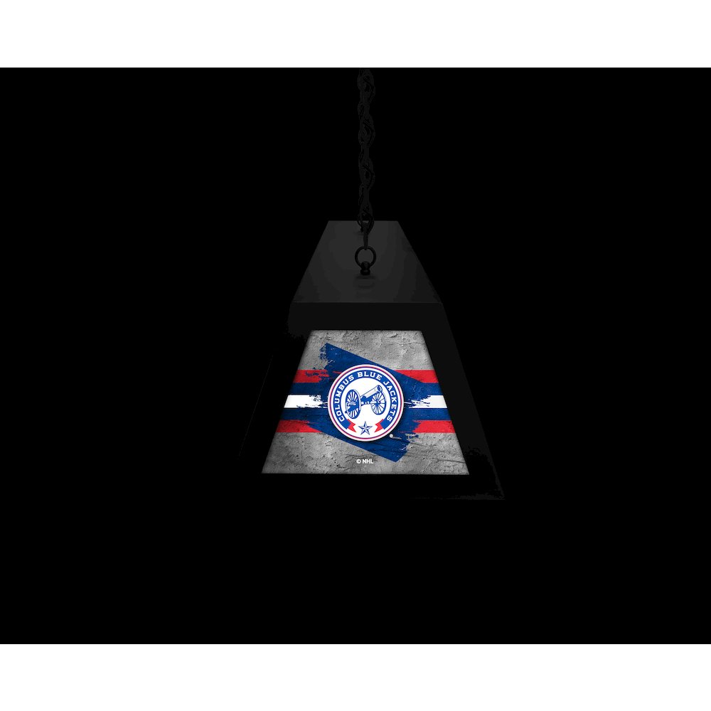 Columbus Blue Jackets Long Box Billiard Light. Picture 6