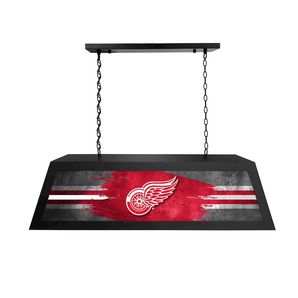 Detroit Red Wings Long Box Billiard Light. Picture 1