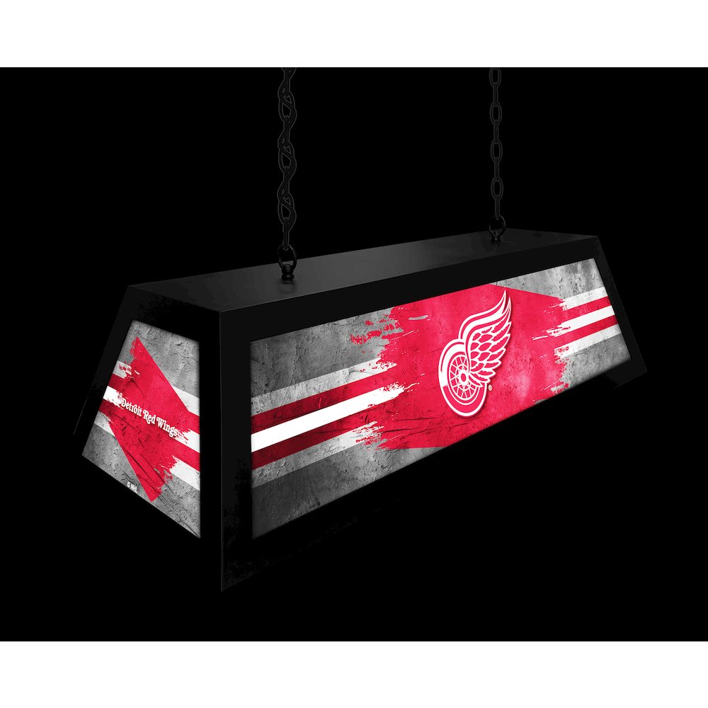 Detroit Red Wings Long Box Billiard Light. Picture 5